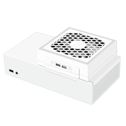 For XBOX Series S Console Side-mounted Cooling Fan RGB Color Light Radiator by bashfashion
