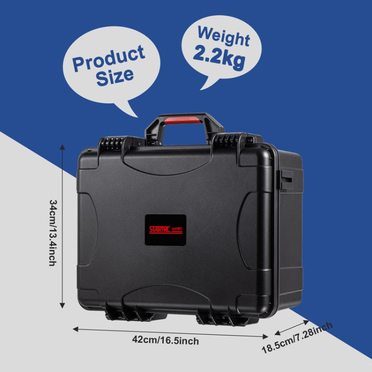 For PS5 Slim STARTRC GAMES Game Console Storage Waterproof Box Hardshell Case by bashfashion