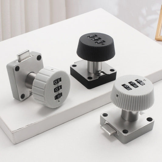 Home Cabinet Desk Drawer Combination Lock Lockers File Security Latches, Style: Black Beveled by bashfashion