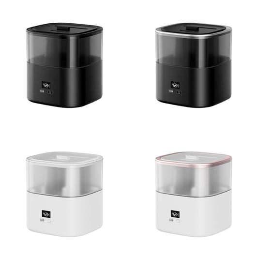 JSQ-58 1.1L large Capacity Digital Display Flame Atomization Humidifier, Color: Rose Gold(EU Plug) by bashfashion