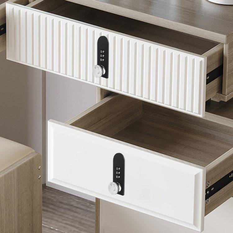 Home Drawer Locker Mechanical Dial And Quarter Turn Combination Lock, Style: Right Turn by bashfashion