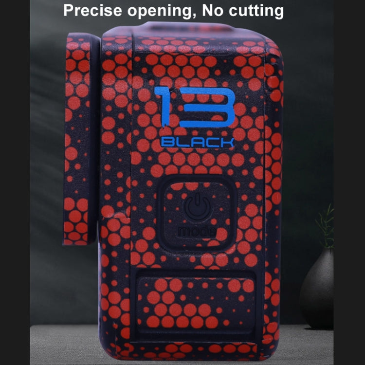 For GOPro HERO13 Black Camera Stickers Body Protective Film, Style: 10 Circuit Dark Gold by bashfashion