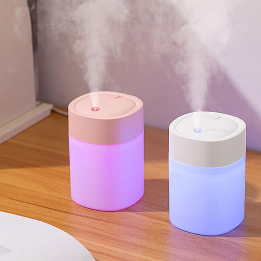 200ml Dazzling Mini USB Humidifier Desktop Car Home Air Humidifier(White) by bashfashion