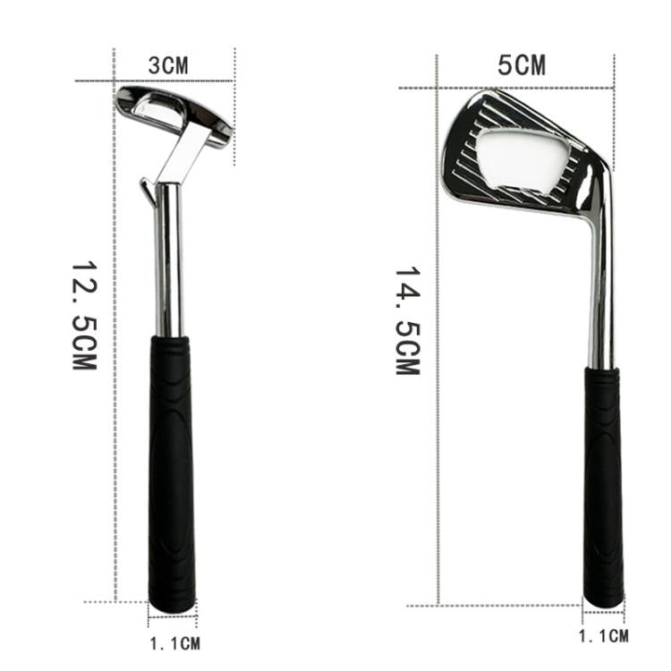 Golf Putter Shape Bottle Opener Zinc Alloy Beer Wine Can Opener, Spec: Bronze A Type by bashfashion