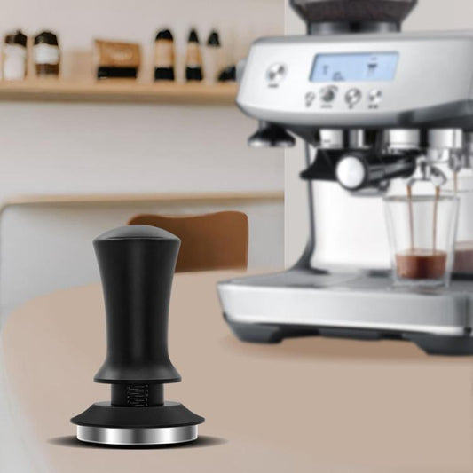 Scale Horizontal Constant Pressure Coffee Grinder Stretching Powder Press Hammer, Style: Black Thread+Round Base(51mm) by bashfashion