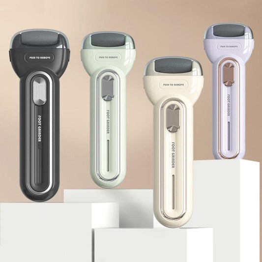 Electric Foot Grinder Dead Skin Callus Remover Foot Care Exfoliator Pedicure Device(Black) by bashfashion