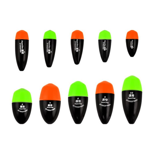 Electronic Luminous Float For Night Fishing Sea Fishing ABS Anti-Fall Float, Size: 4(Orange) by bashfashion