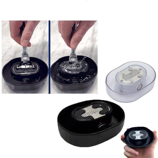 Razor Rinser No Batteries Need Save Water Shaver Cleaner(Transparent) by bashfashion