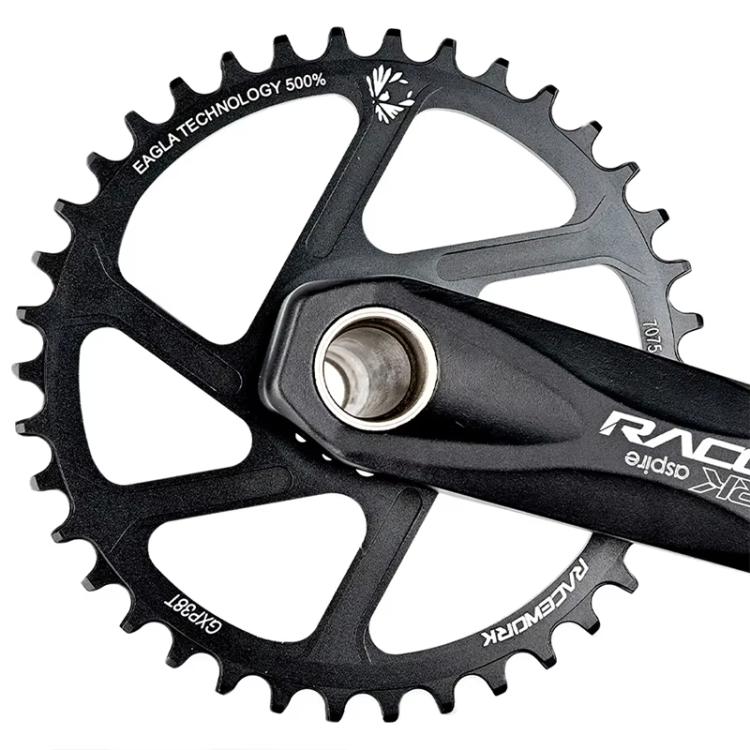 RACEWORK 7075-T6 For SRAM Mountain Bike Single Plate Round Bicycle Sprocket, Spec: 3mm 34T by RACEWORK