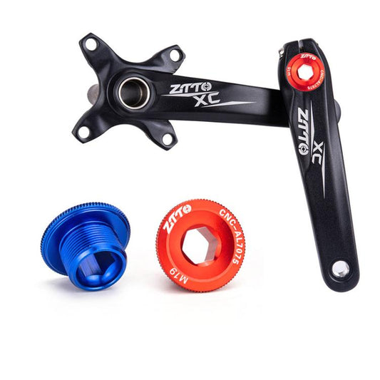 2pcs ZTTO Bicycle Aluminum Alloy Crank Cover Mountain Bike Crank Screws, Style: M18 Red by ZTTO