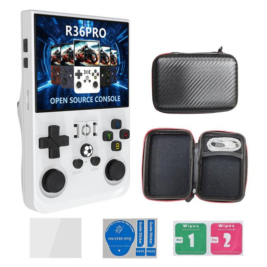 Portable Open Source GBA/FC Arcade Handheld Game Console, Size: 64G(White) by bashfashion