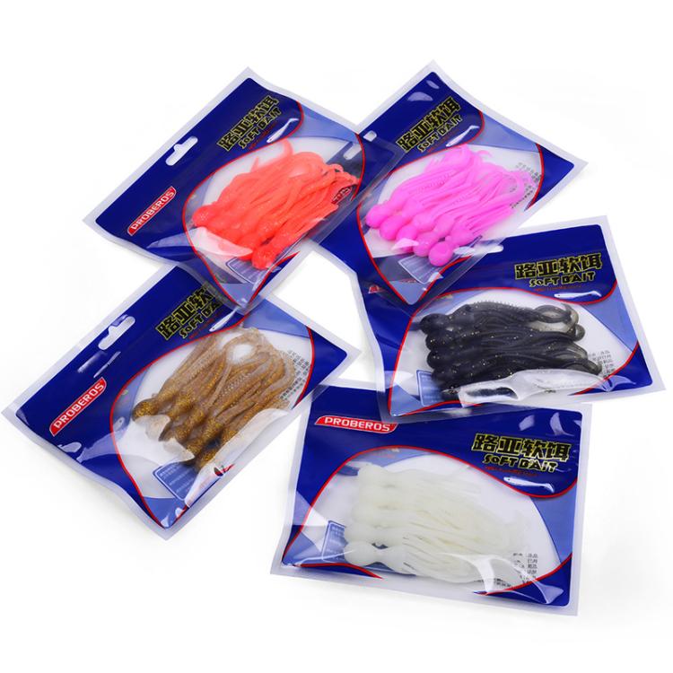 5pcs / Pack PROBEROS DW6123 10cm-4.8g Simulated Squid Soft Bait Sea Fishing Octopus False Lure(C) by PROBEROS