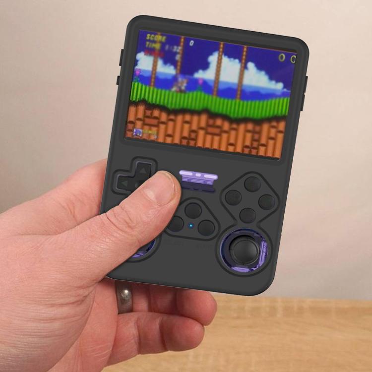 For ANBERNIC R36S Handheld Game Consoles Dustproof Silicone Protective Cover(Black) by bashfashion