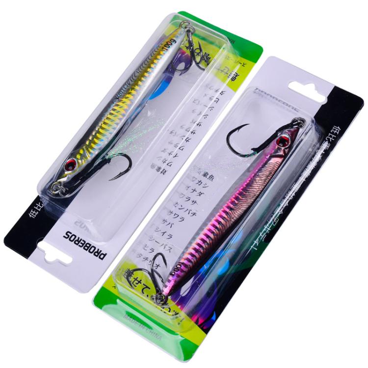 17G PROBEROS LF153 3D Fast Twitch Sea Fishing Road Runner Lure Long Casting Quick Sinking False Bait(A) by PROBEROS