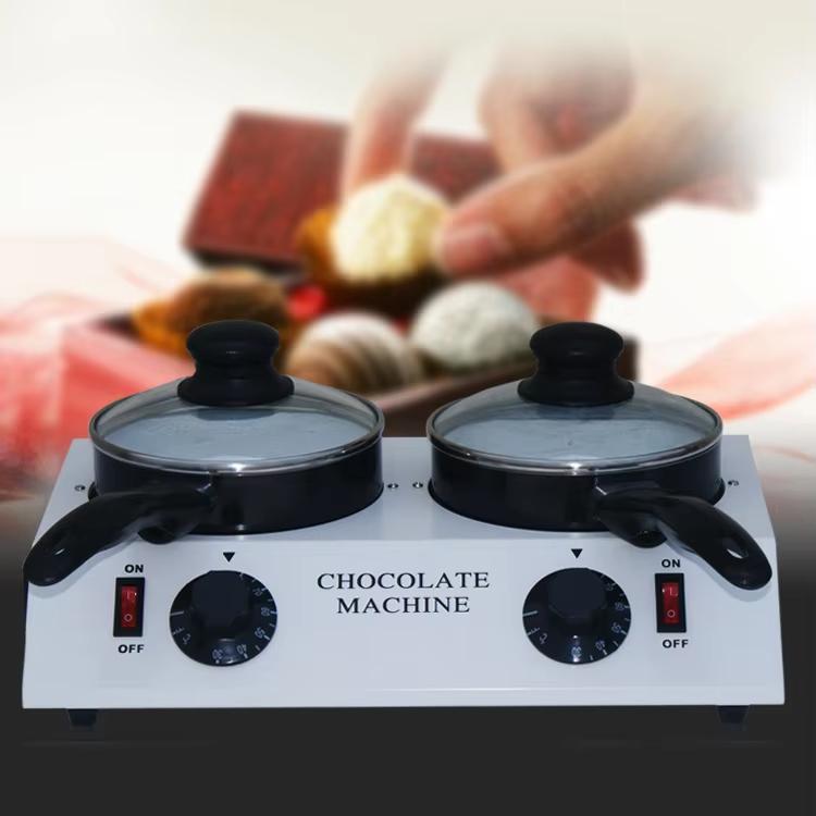 Dessert Making Double Cylinder Chocolate Hot Melt Machine UK Plug by bashfashion