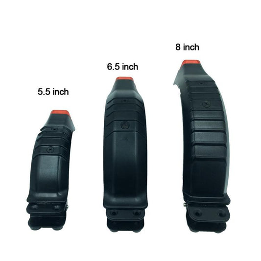 5.5 Inch Rear Mudguard Rear Wheel Brake Fender With Safe Light For Carbon Fiber Scooter by bashfashion