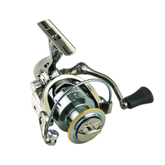 YUMOSHI SJ2000 Seamless Saltwater Spinning Fishing Reel Full Metal Spool 5.2:1 Gear Ratio by YUMOSHI