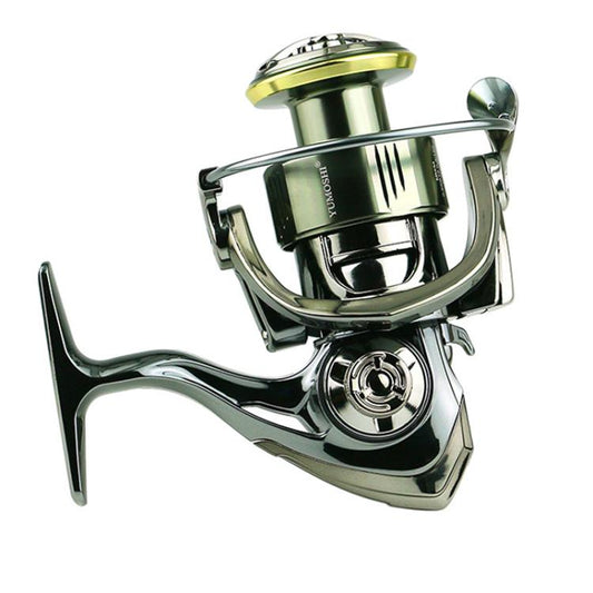 YUMOSHI SE4000 Dual Handle Zero-Gap Spinning Reel Balanced Anti-Shake Design, 5.2:1 Gear Ratio by YUMOSHI