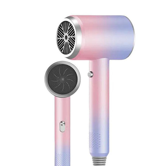High-Speed Hair Dryer Salon & Home Blow Dryer with Blue Light Ionic Technology UK Plug(Gradient Purple) by bashfashion