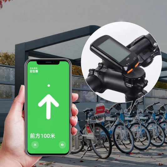 Bicycle Headset Mount For AirTag, Garmin, Wahoo, Bryton, iGPSPORT, Magene, XOSS & More Bike Computer Holder(Black) by bashfashion