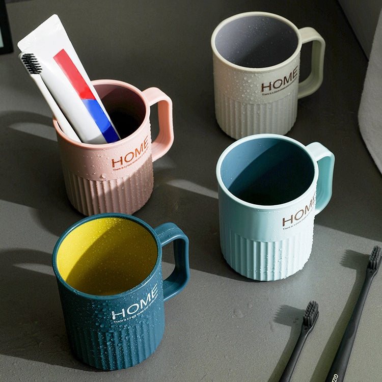 Creative Double Plastic Mouthwash Cup for Household Brushing Cups, Capacity:301-400ml(Pink) by bashfashion