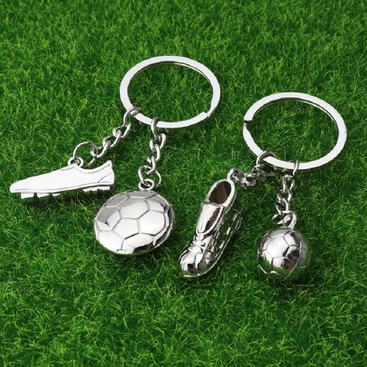 2 PCS Creative Football Gift Pendant Metal Football Shoe Keychain, Style:Football Stadiums by bashfashion