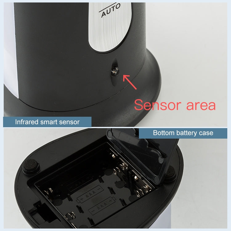 400ml Automatic Liquid Soap Dispenser Bathroom Kitchen Touchless Stainless Steel Smart Sensor Soap Dispenser by bashfashion