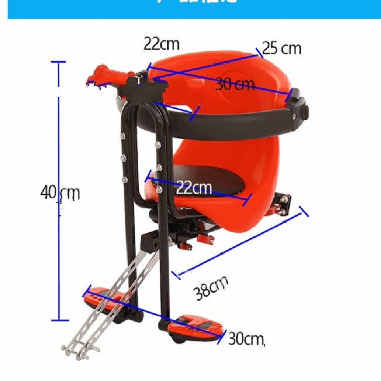 Full Surrounded Bicycle Front Seats for Child(Red) by bashfashion
