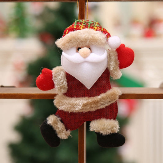 Christmas Ornaments Gift Santa Claus Snowman Dancing Pendant Tree Toy Doll Hang Decorations( Santa Claus) by bashfashion