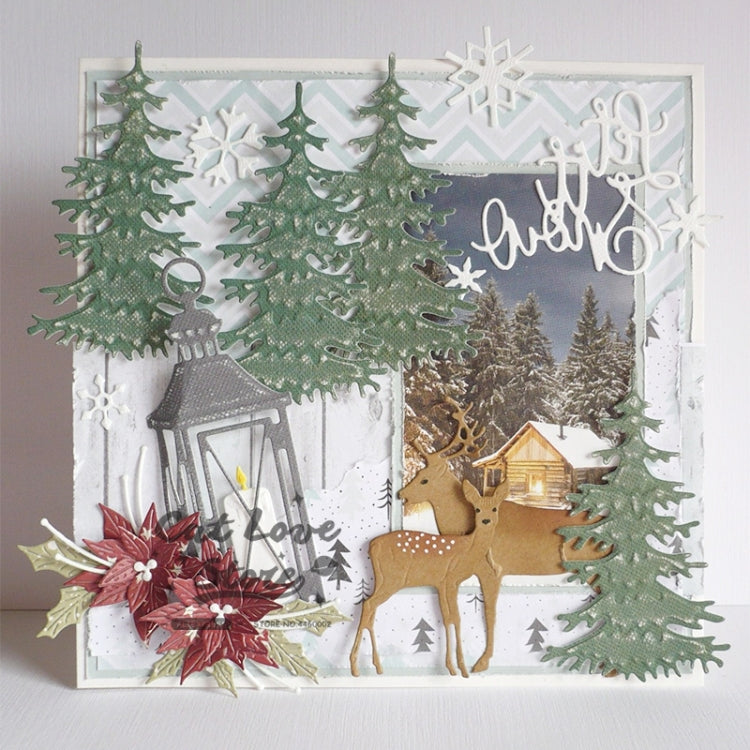 Lantern Candle Carbon Steel Knife Mold DIY Photo Album Cutting Book Greeting Card Embossing Cutting Knife Mold by bashfashion