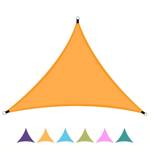 Outdoor Sunshade Triangle Sky Screen Simple Sun Protection Canopy, Size:4X4X4M(Random Color) by bashfashion