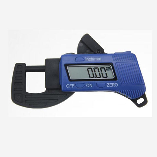 Plastic Electronic Digital Thickness Gauge Professional Construction Tools(Blue) by bashfashion
