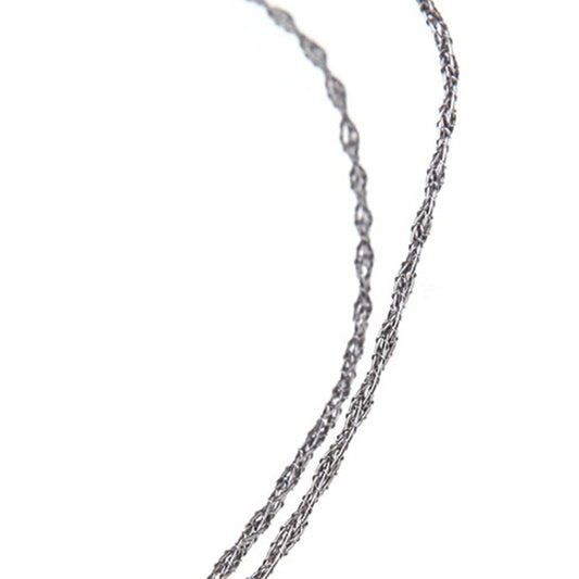 EDC Emergency Stainless Steel Wire Saw Outdoor Practical Camping Hiking Manual Steel Rope Chain Saw Survival Tools by bashfashion