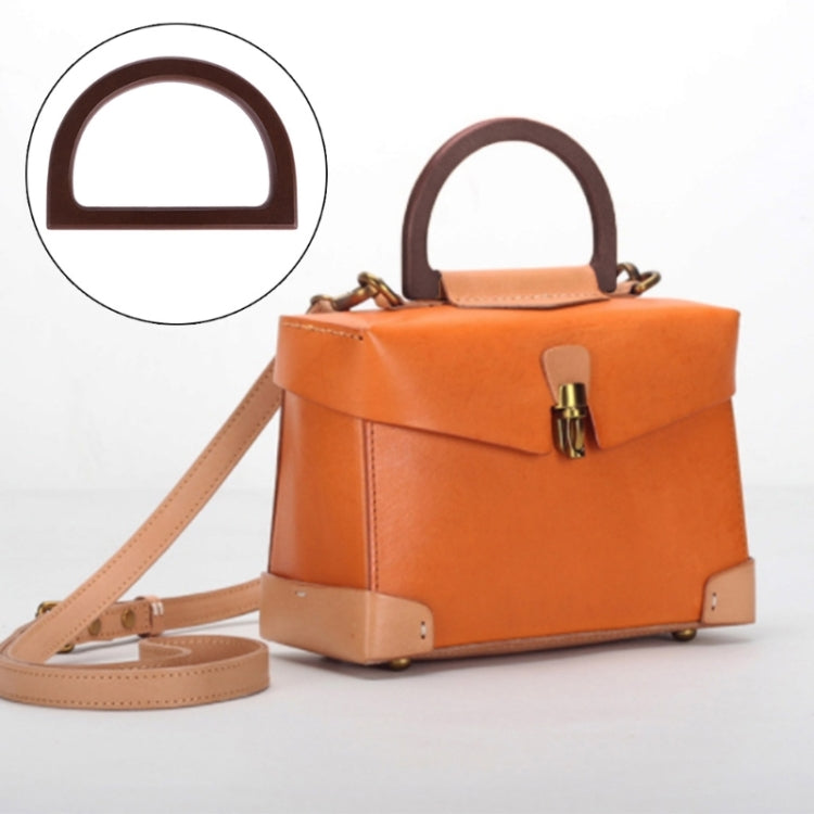 D-shaped Wooden Handle Handbag Accessories by bashfashion