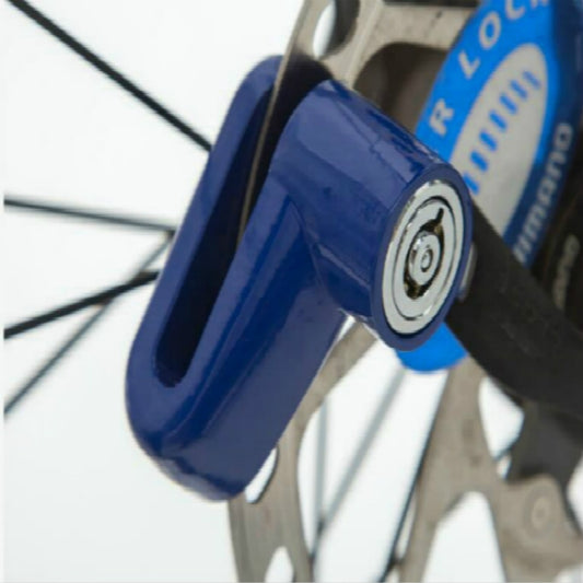 Heavy Duty Motorcycle Moped Scooter Disk Brake Rotor Anti-theft Security Lock(Blue) by bashfashion