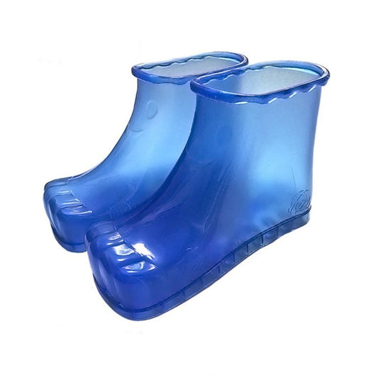 Magnet Portable Household Plastic High Tube Bubble Foot Shoes Bubble Bucket, Size:Height 16.5CM 42 Yards(Blue) by bashfashion