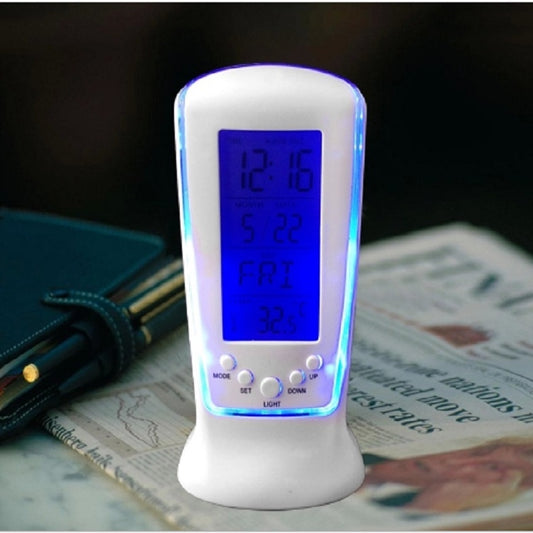 Multi-function Home Desktop LED Alarm Clock with Calendar & Temperature & Time Display by bashfashion