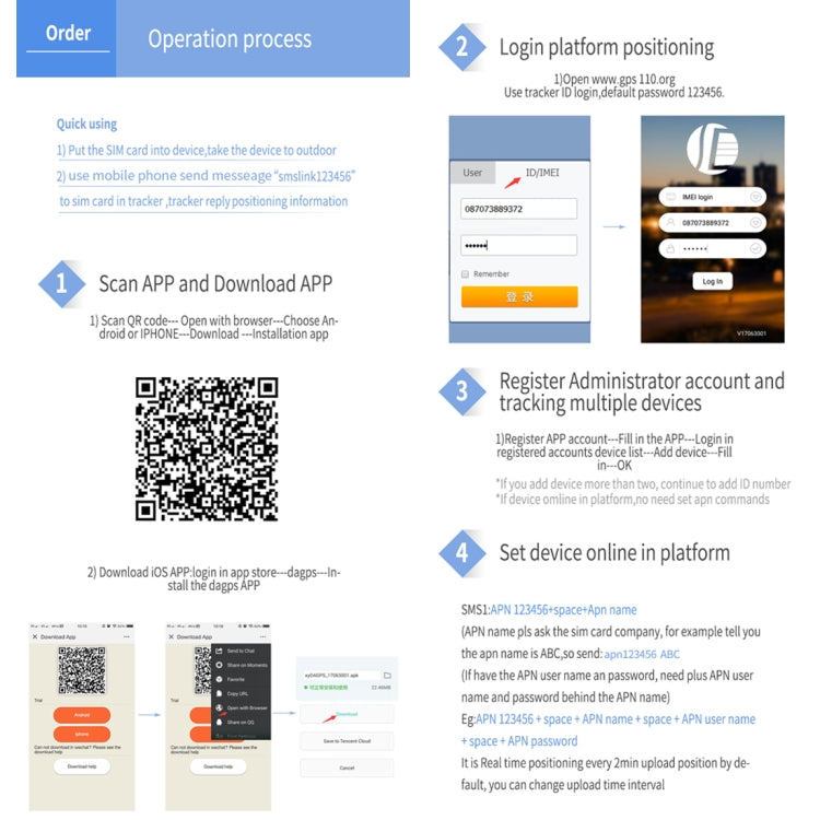 TK203 4G GPS / GPRS / GSM Personal / Goods / Pet / Bag Locator Pet Collar Real-time Tracking Device by bashfashion