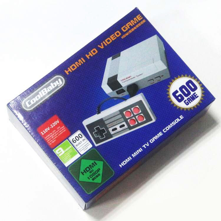 Retro Classic TV Mini HDMI HD Video Game Console, Built-in 600 Games by bashfashion