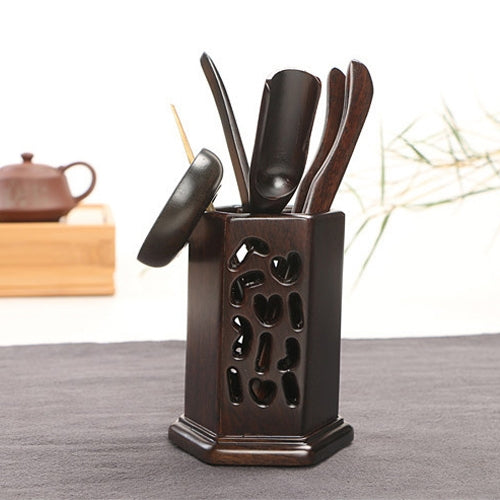 Home Decoration Ebony Wood Tea Set tea Tray Accessories Tea Clip (34-1) by bashfashion