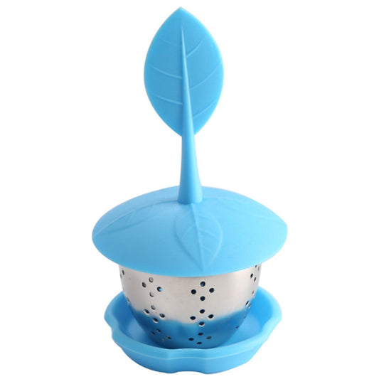 Stainless Steel Silicone Hanging Tea Bag Tea Strainers (Blue) by bashfashion
