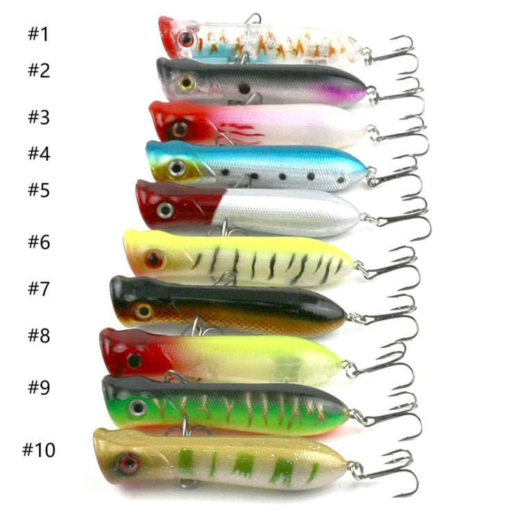 HENGJIA PO032 8cm/12g Simulation Hard Baits Fishing Lures with Hooks Tackle Baits Fit Saltwater and Freshwater (8#) by HENGJIA