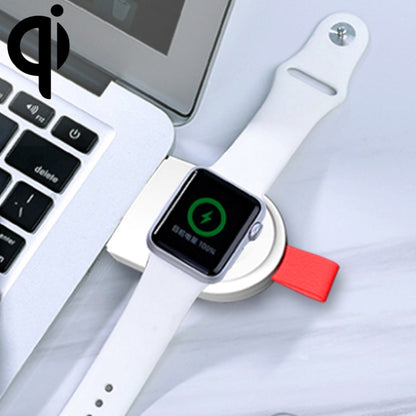 A3 Universal Portable Qi Standard Magnetic Wireless Charger for Apple Watch Series 4 & 3 & 2 & 1 by bashfashion