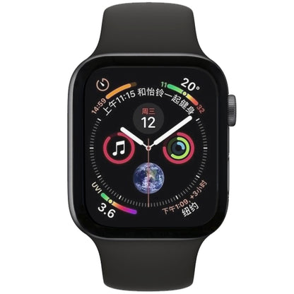 9H 3D Edge Glue Full Screen Tempered Glass Film For Apple Watch Series 6 / 5 / 4 / Watch SE 44mm(Black) by bashfashion