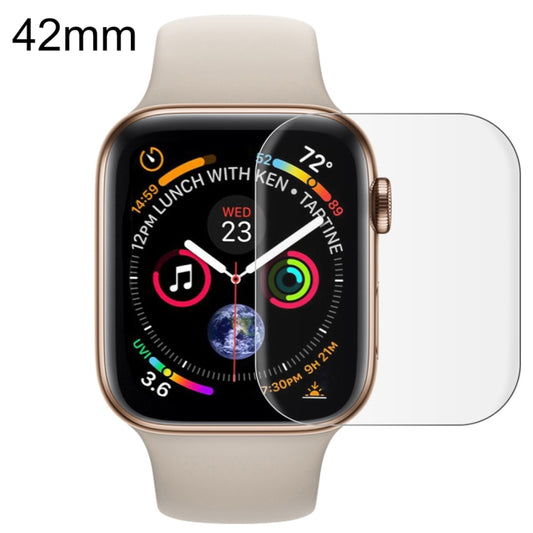 For Apple Watch Series 3 / 2 / 1 42mm Soft PET Film Full Cover Screen Protector(Transparent) by bashfashion