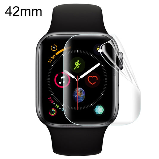 For Apple Watch Series 3 / 2 / 1 42mm Soft Hydrogel Film Full Cover Front Protector by bashfashion