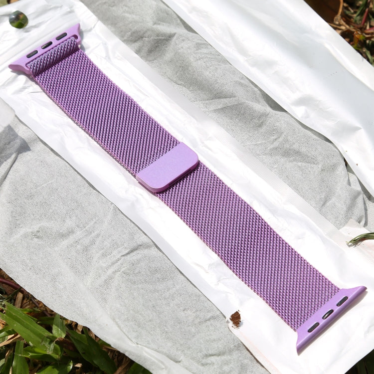 For Apple Watch Ultra 49mm&Watch Ultra 2 49mm / Series 10 46mm / 9&8&7 45mm / SE 3&SE 2&6&SE&5&4 44mm / 3&2&1 42mm Color-changing Magnetic Nylon Watch Band (Pink) by bashfashion