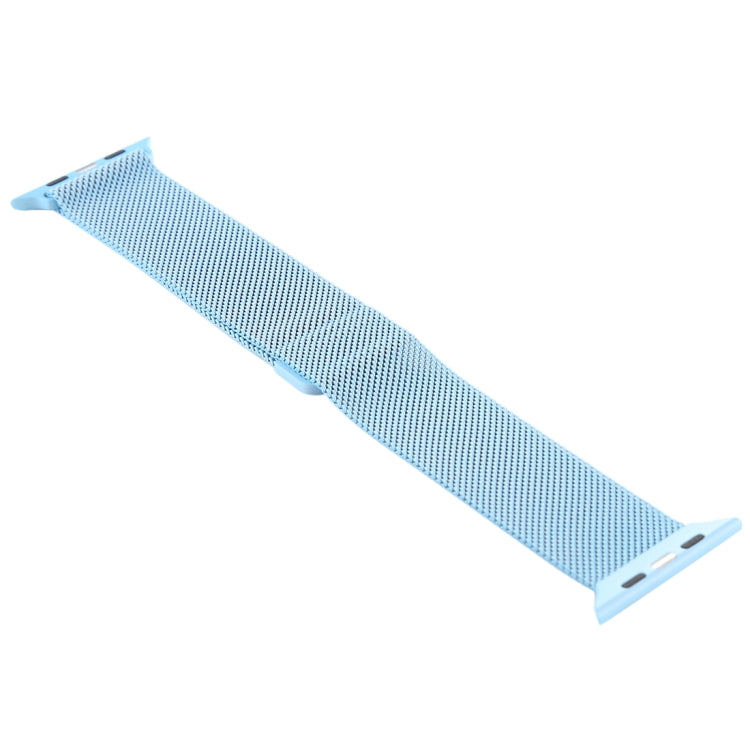 For Apple Watch Ultra 49mm&Watch Ultra 2 49mm / Series 10 46mm / 9&8&7 45mm / SE 3&SE 2&6&SE&5&4 44mm / 3&2&1 42mm Color-changing Magnetic Nylon Watch Band (Sky Blue) by bashfashion