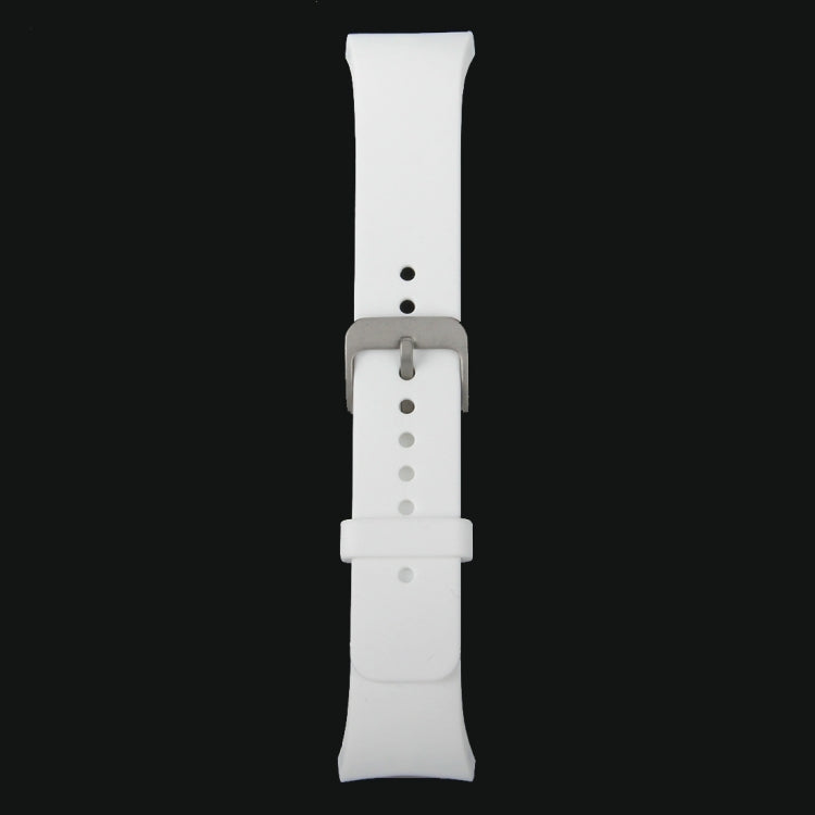 For Samsung Gear S2 Sport / Gear S2 Watch Solid Color Silicone Watchband(White) by bashfashion