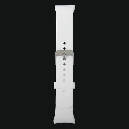 For Samsung Gear S2 Sport / Gear S2 Watch Solid Color Silicone Watchband(White) by bashfashion